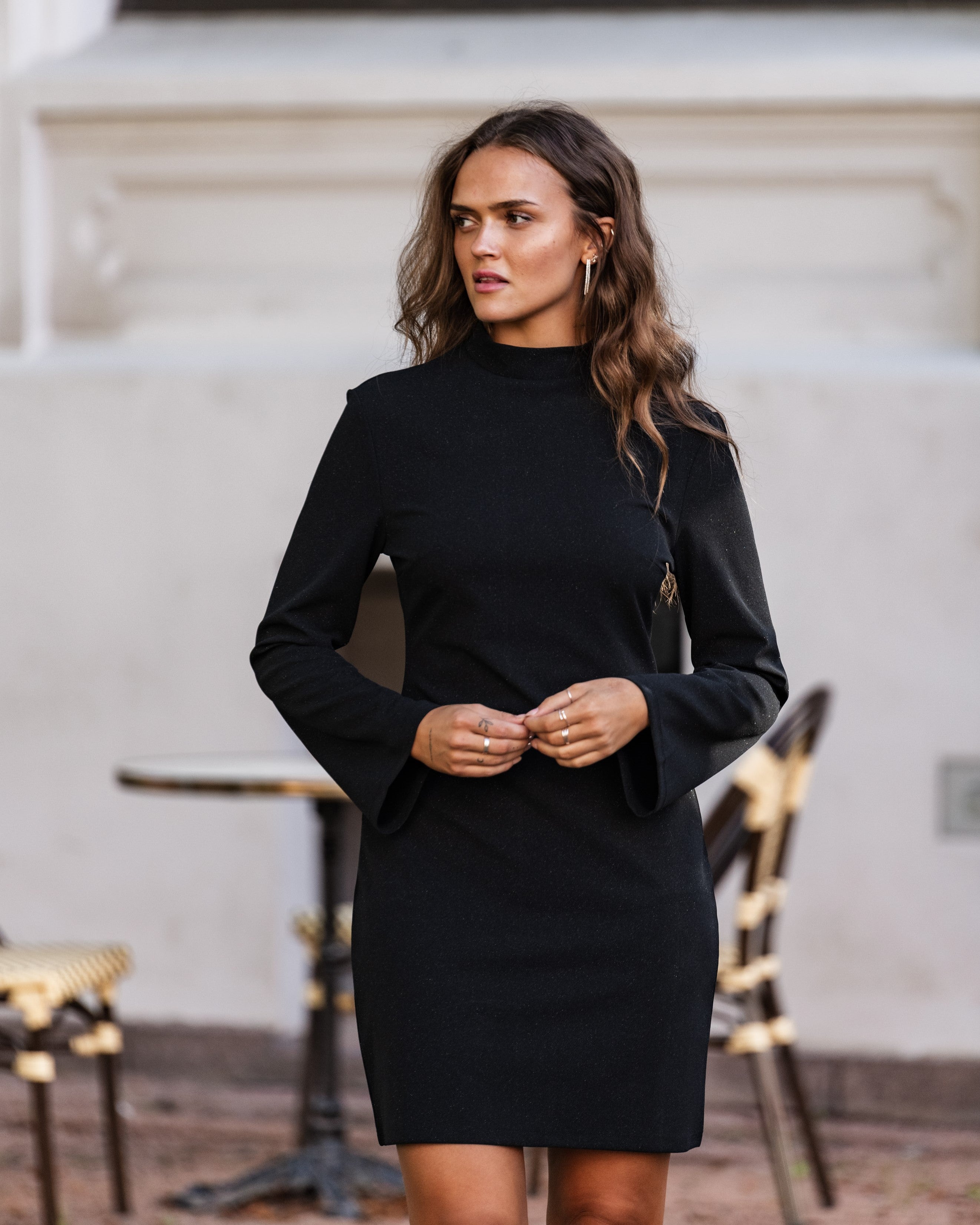 PCPAIGE Short Dress - Black